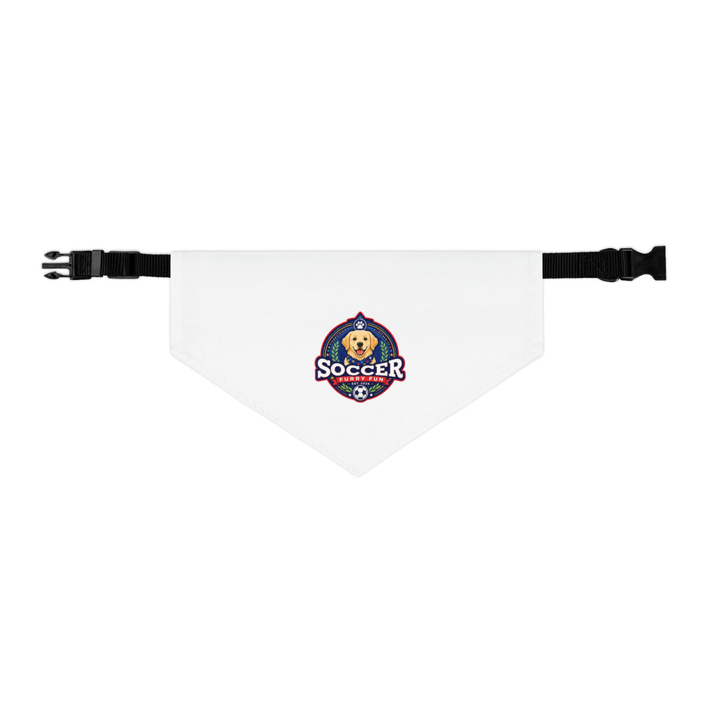 Cute Soccer Pup Dog Bandana - Sporty Dog Collar Bandana, Adorable Pet Accessory for Soccer Fans