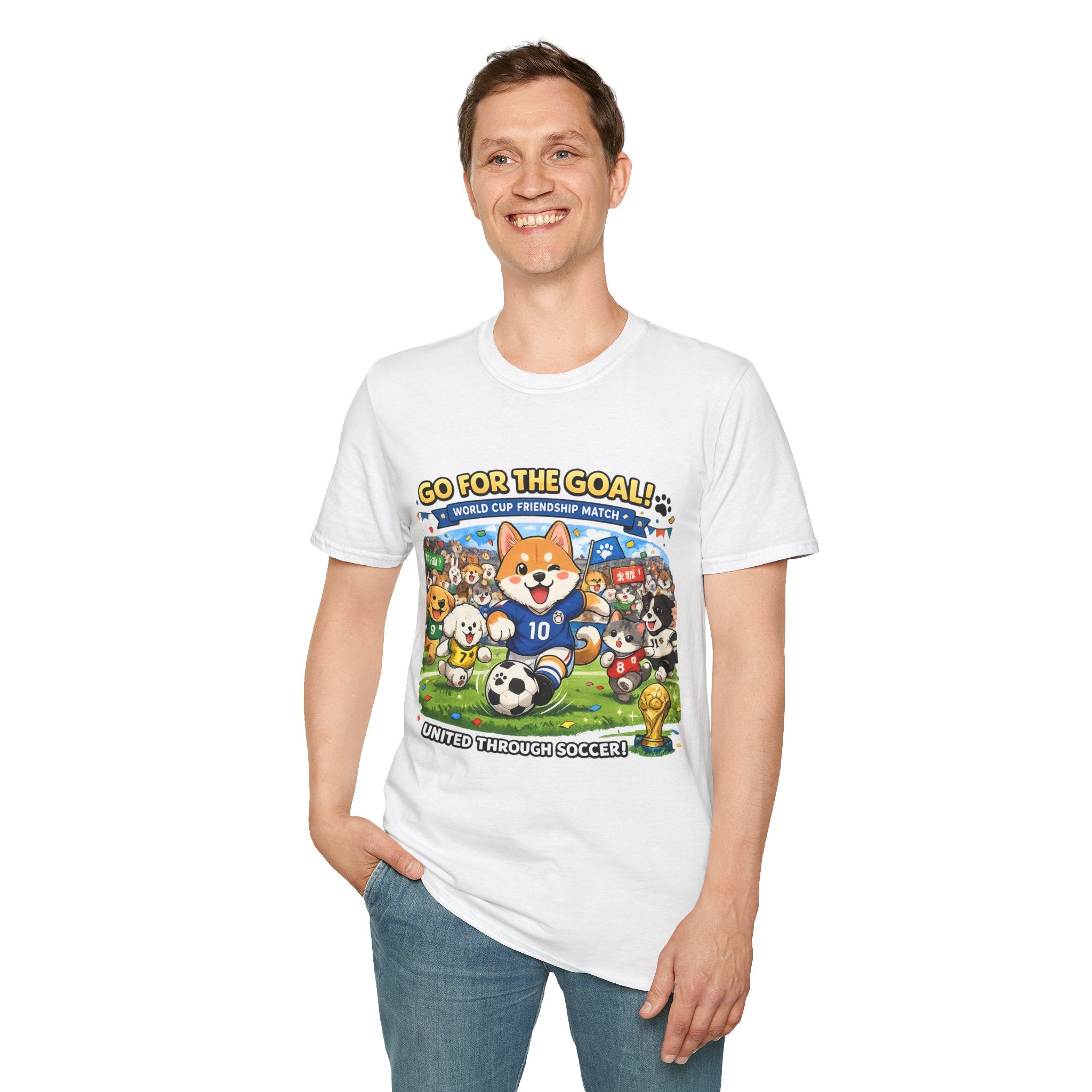 Go For The Goal Soccer Dogs T-Shirt