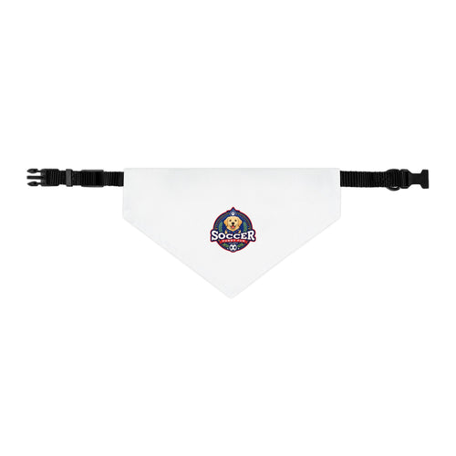 Cute Soccer Pup Dog Bandana - Sporty Dog Collar Bandana, Adorable Pet Accessory for Soccer Fans