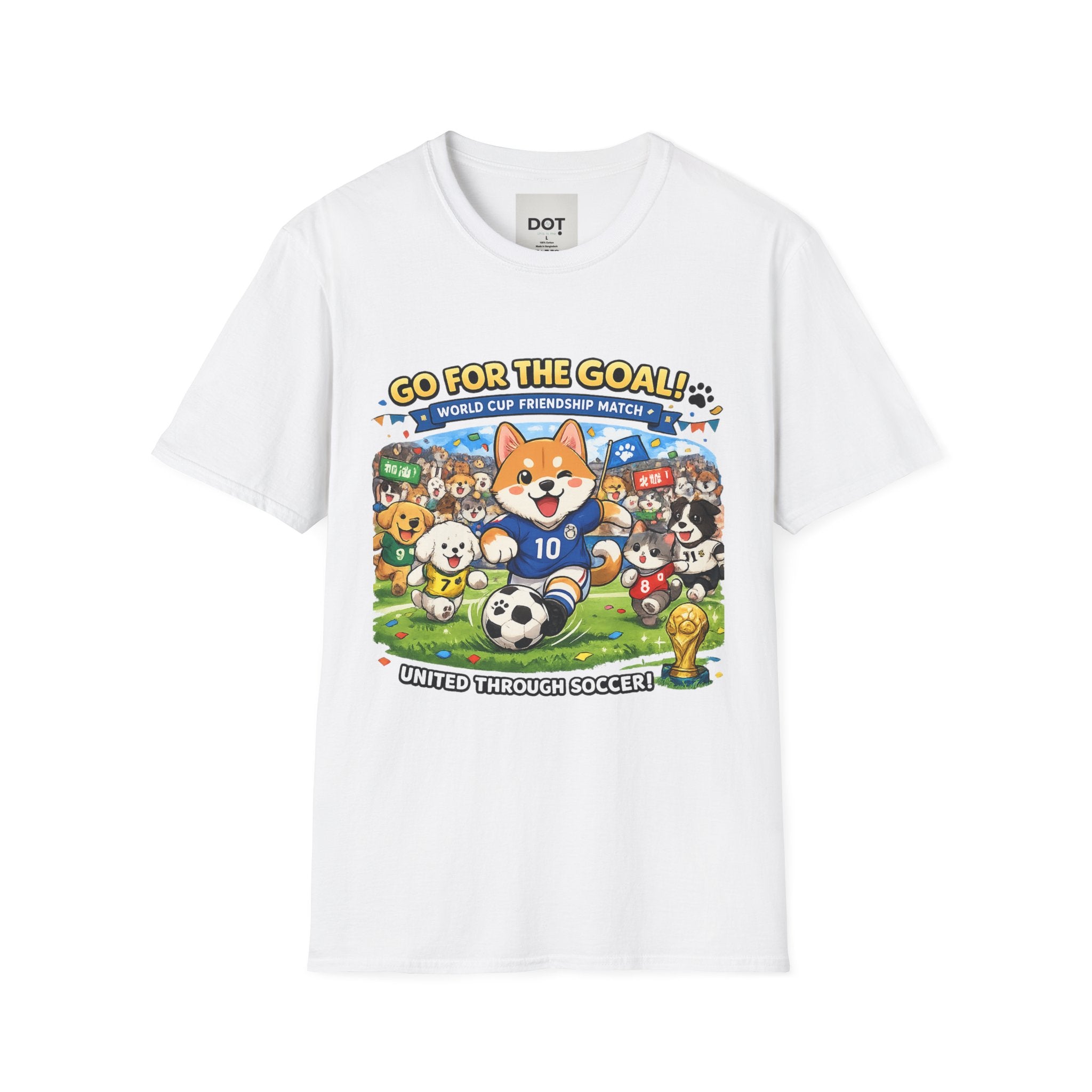 Go For The Goal Soccer Dogs T-Shirt