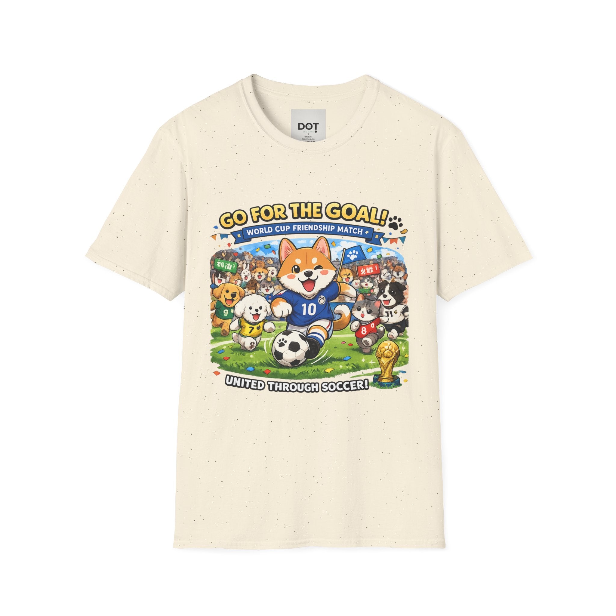 Go For The Goal Soccer Dogs T-Shirt