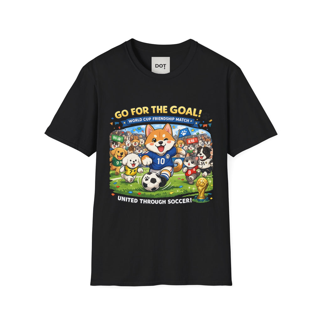Go For The Goal Soccer Dogs T-Shirt