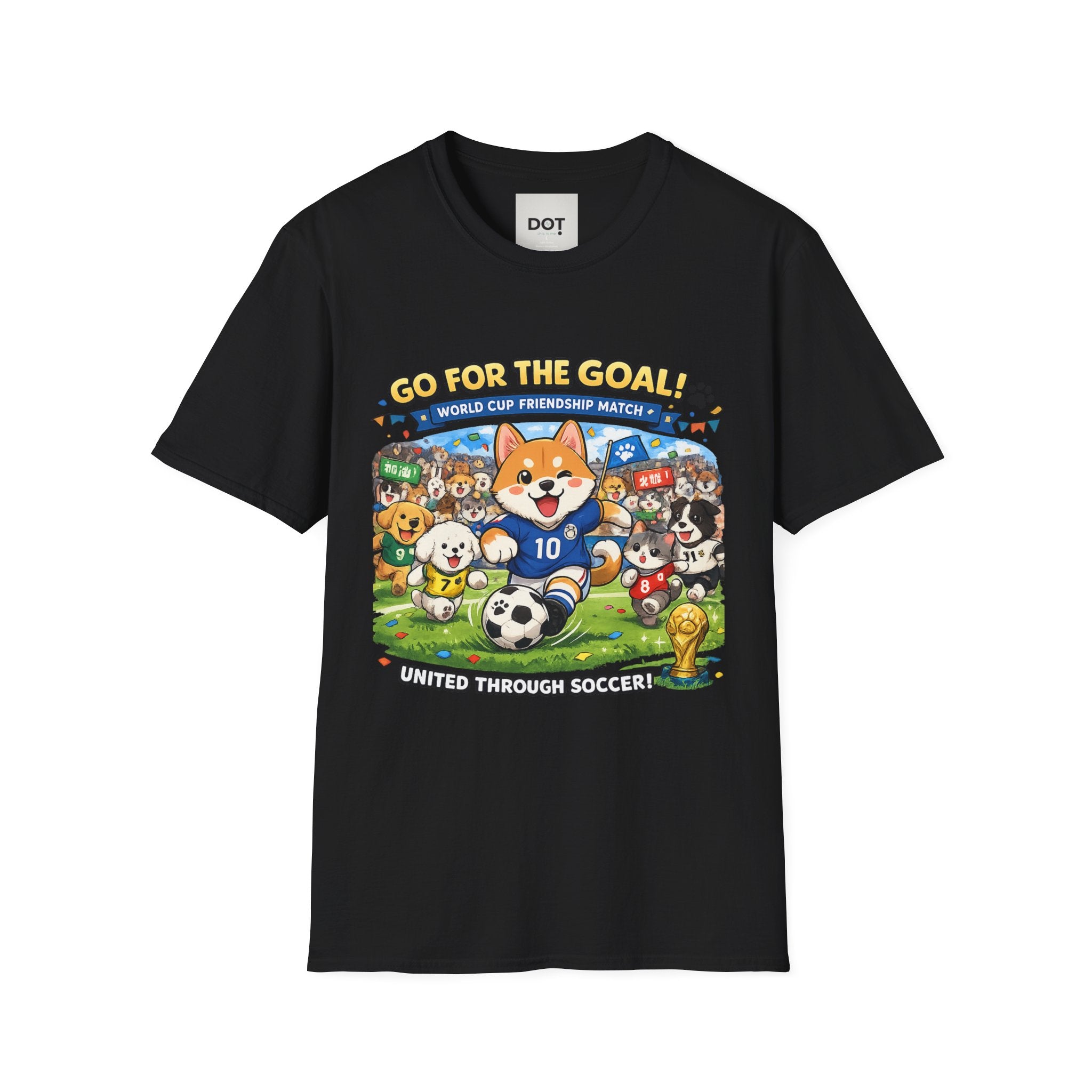 Go For The Goal Soccer Dogs T-Shirt