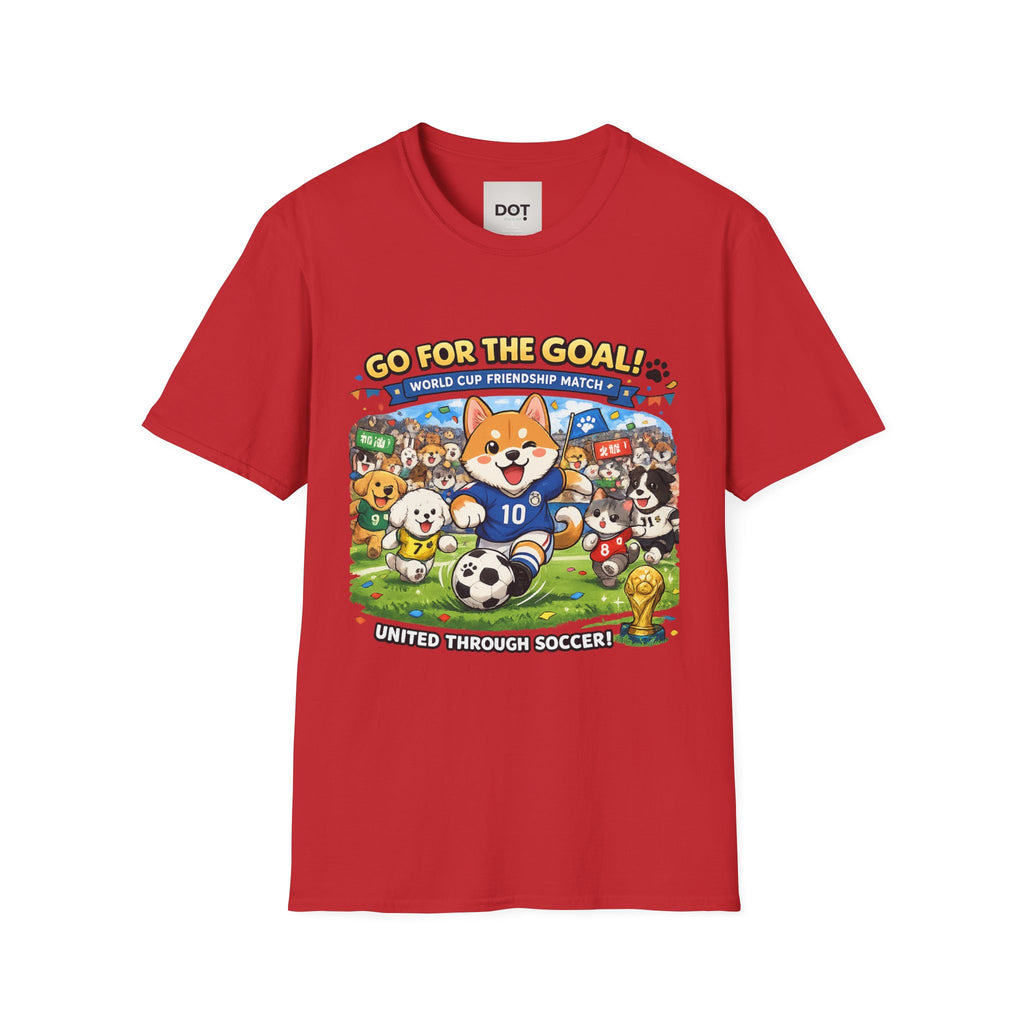 Go For The Goal Soccer Dogs T-Shirt