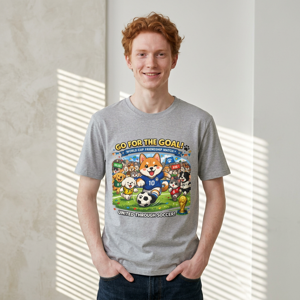 Go For The Goal Soccer Dogs T-Shirt