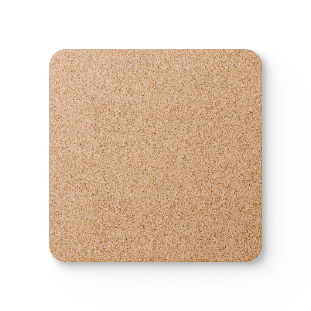 Shiba Inu Yawn Cork Coaster Set — Cute Dog Drink Coasters (4-Pack)