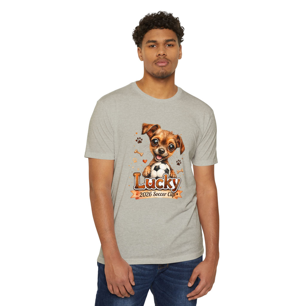 Lucky Puppy Soccer Team T-Shirt for Dog Lovers