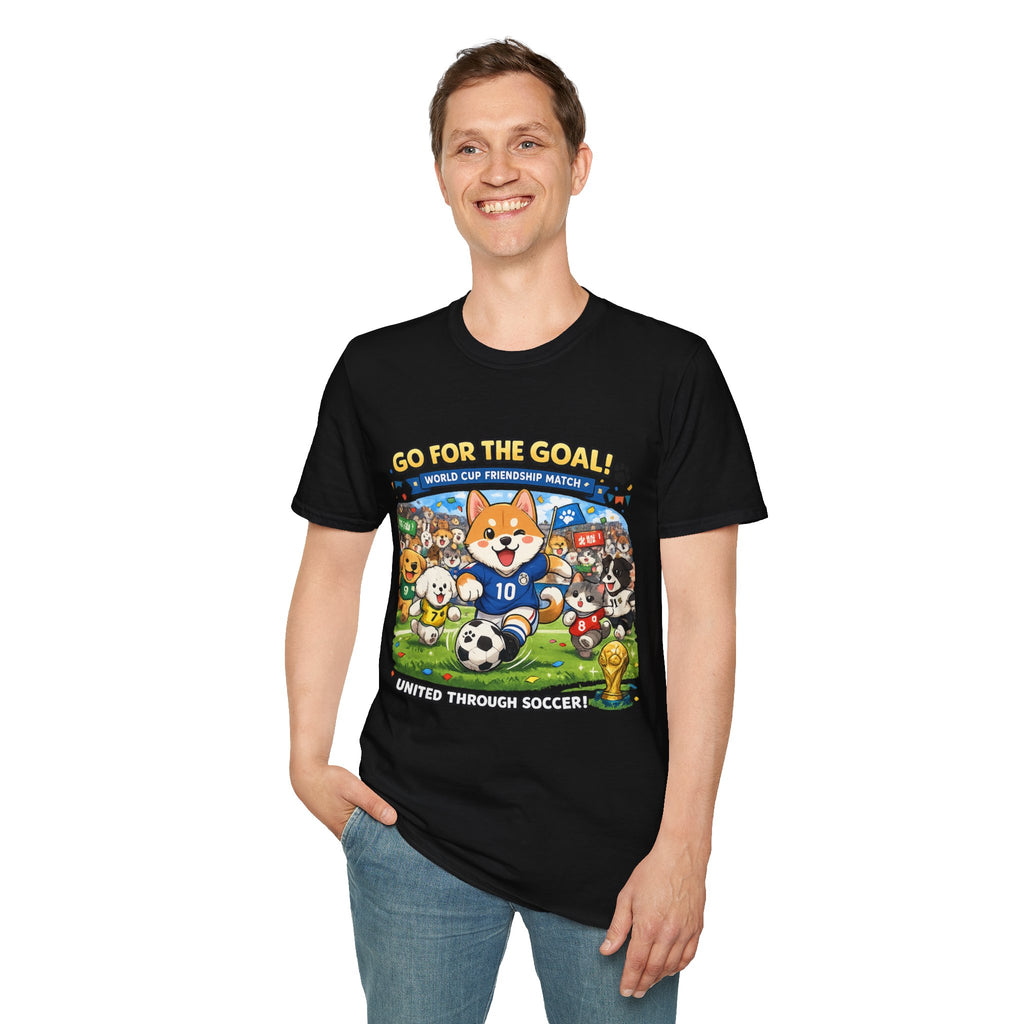Go For The Goal Soccer Dogs T-Shirt