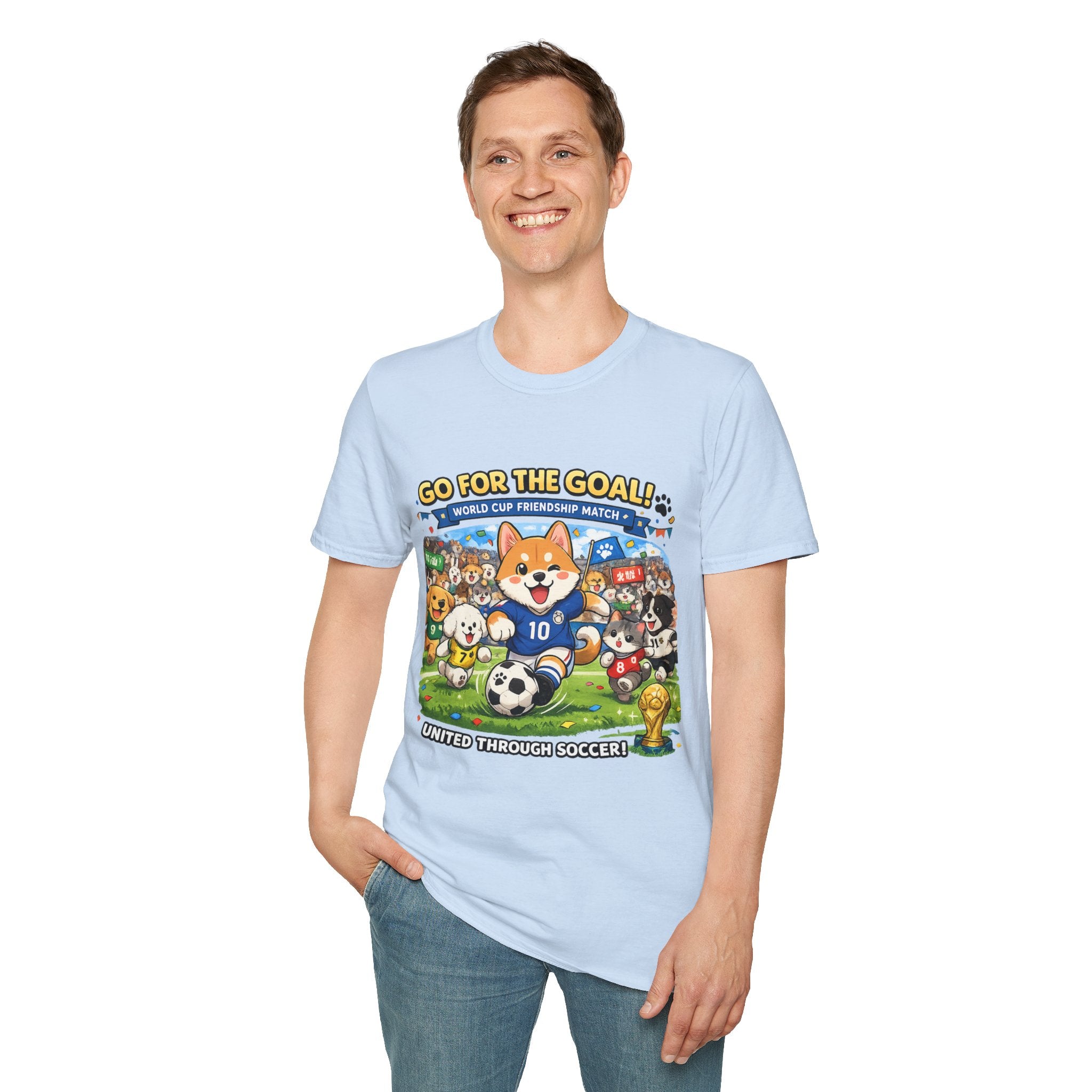 Go For The Goal Soccer Dogs T-Shirt