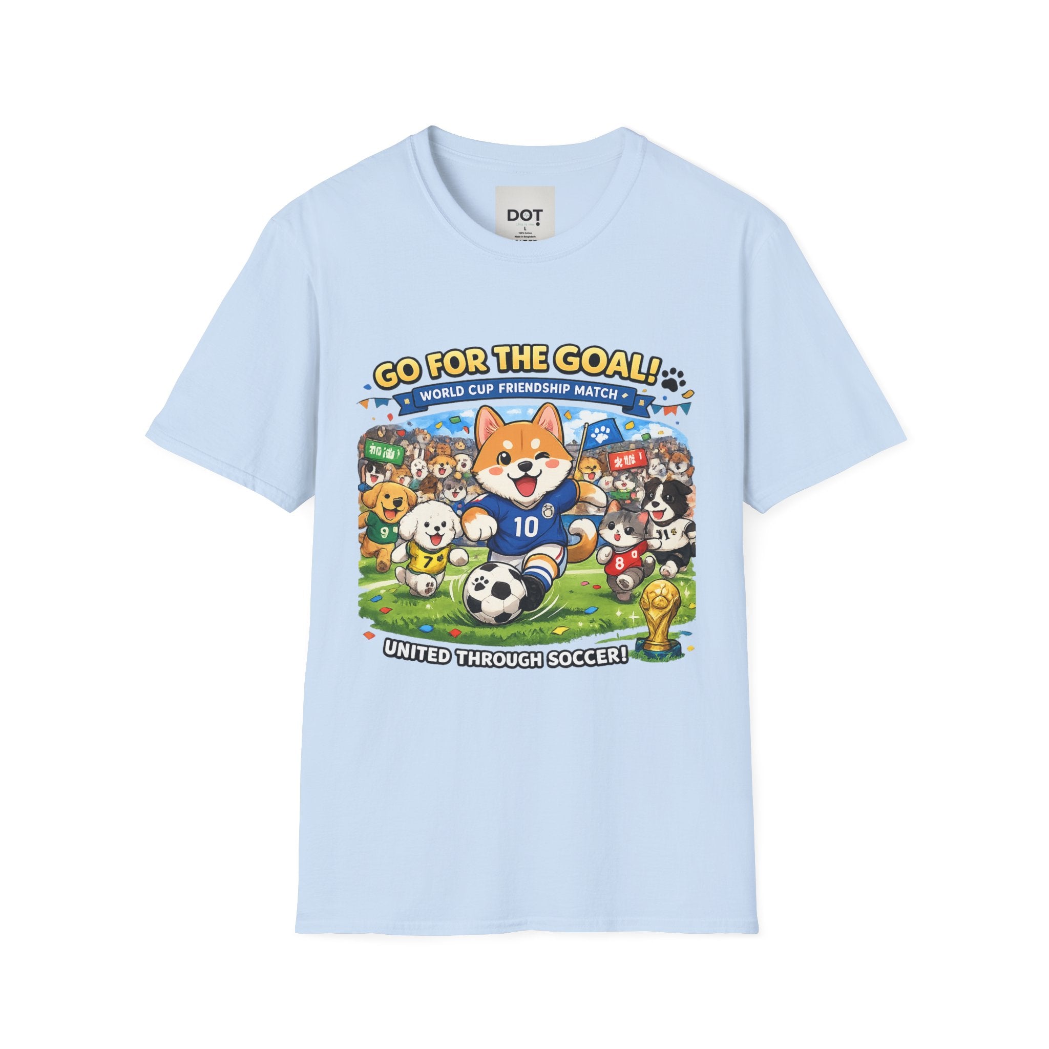 Go For The Goal Soccer Dogs T-Shirt