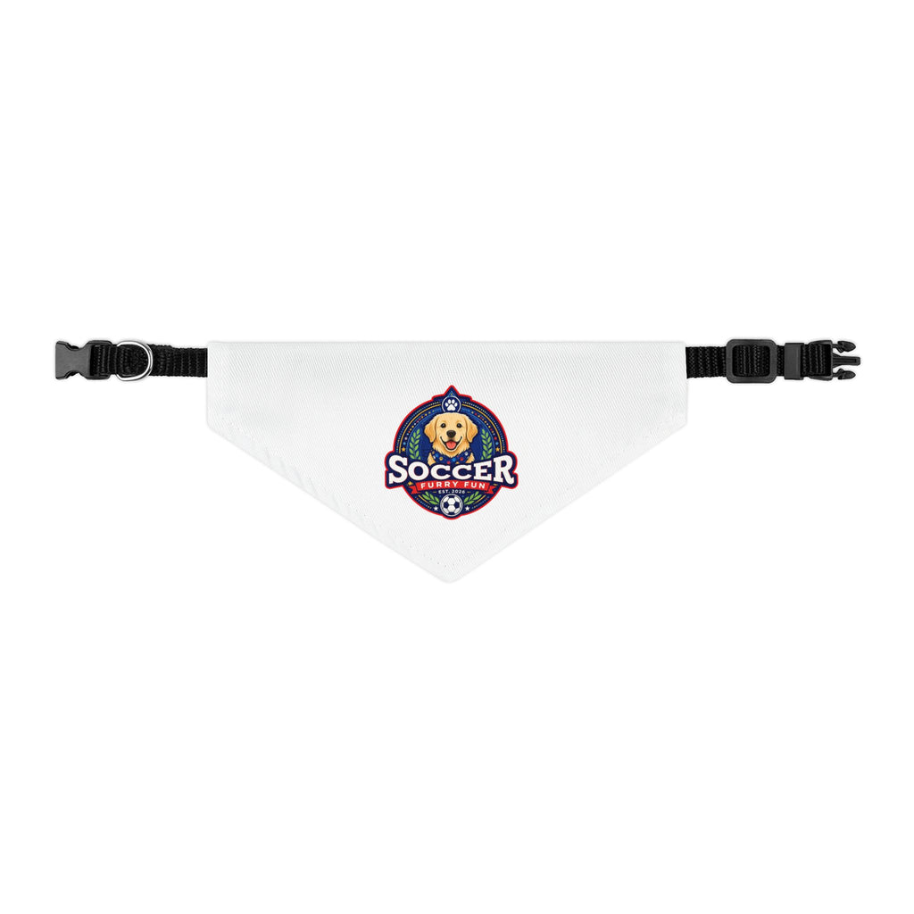 Cute Soccer Pup Dog Bandana - Sporty Dog Collar Bandana, Adorable Pet Accessory for Soccer Fans